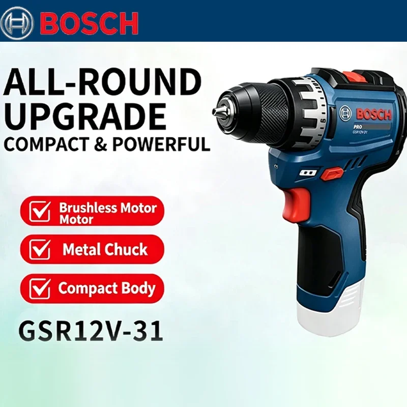 Woodworking Basics - Bosch GSR 12V-31 Borstelloze Elektrische Boormachine