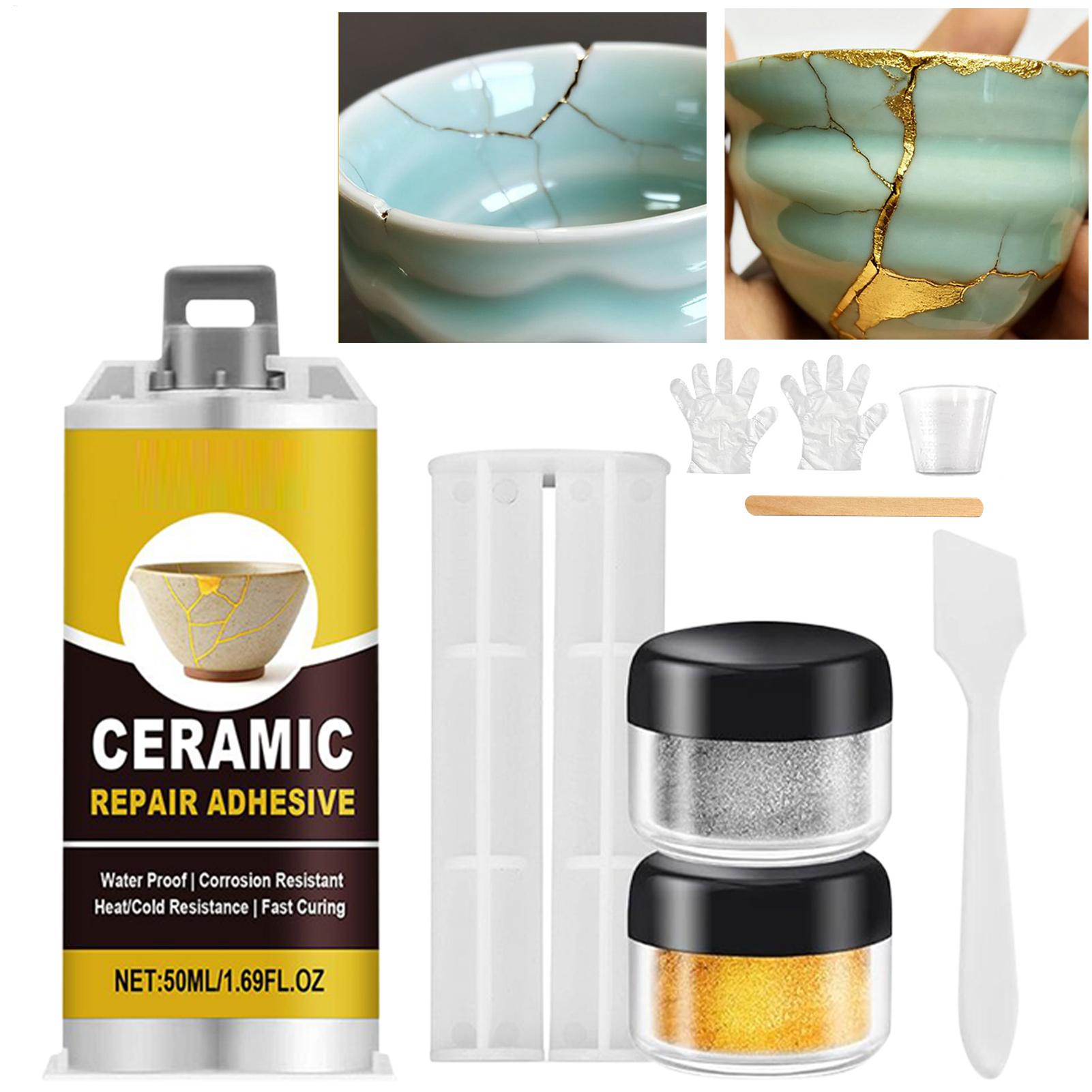 Woodworking Japanese - Japanse Kintsugi keramische reparatieset, voedselveilige gouden