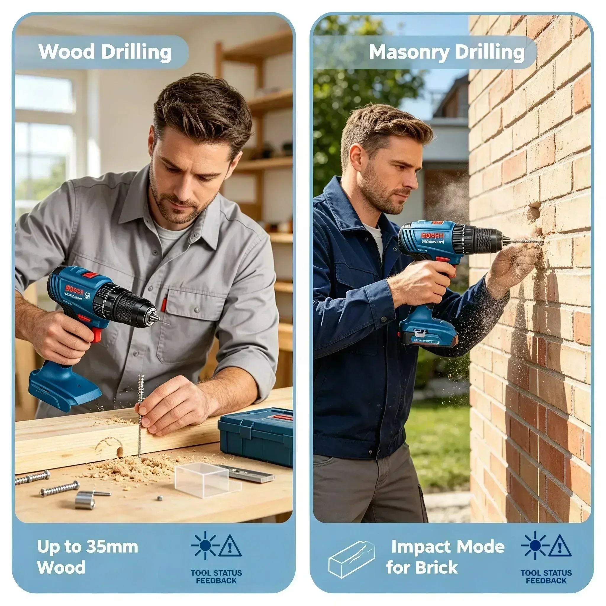 Bosch Drill Gsb 18V - Bosch GSB 185-LI 18V draadloze slagboormachine