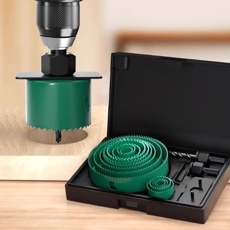 Woodworking Basics - 19/8/5-delige 19-127mm gatenzaagset, zaagkop, houtkroonboor, scherpe