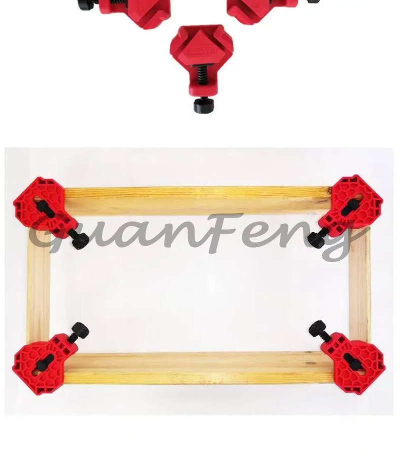 Woodworking Right Angle Clamp - 4-pack 90-graden haakse hoekklemmen, snel verstelbare,