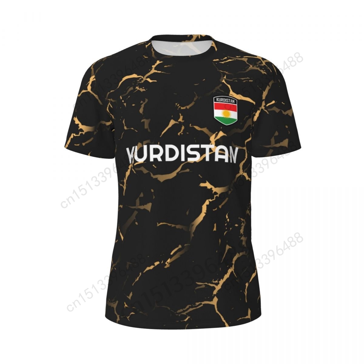 Woodworking Brand - Koerdistan Vlag 3D Bedrukte T-shirt Mannen