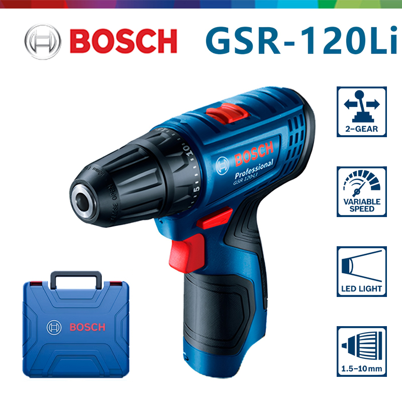Woodworking Drill - Bosch GSR 120-LI 12V Lithium Elektrische