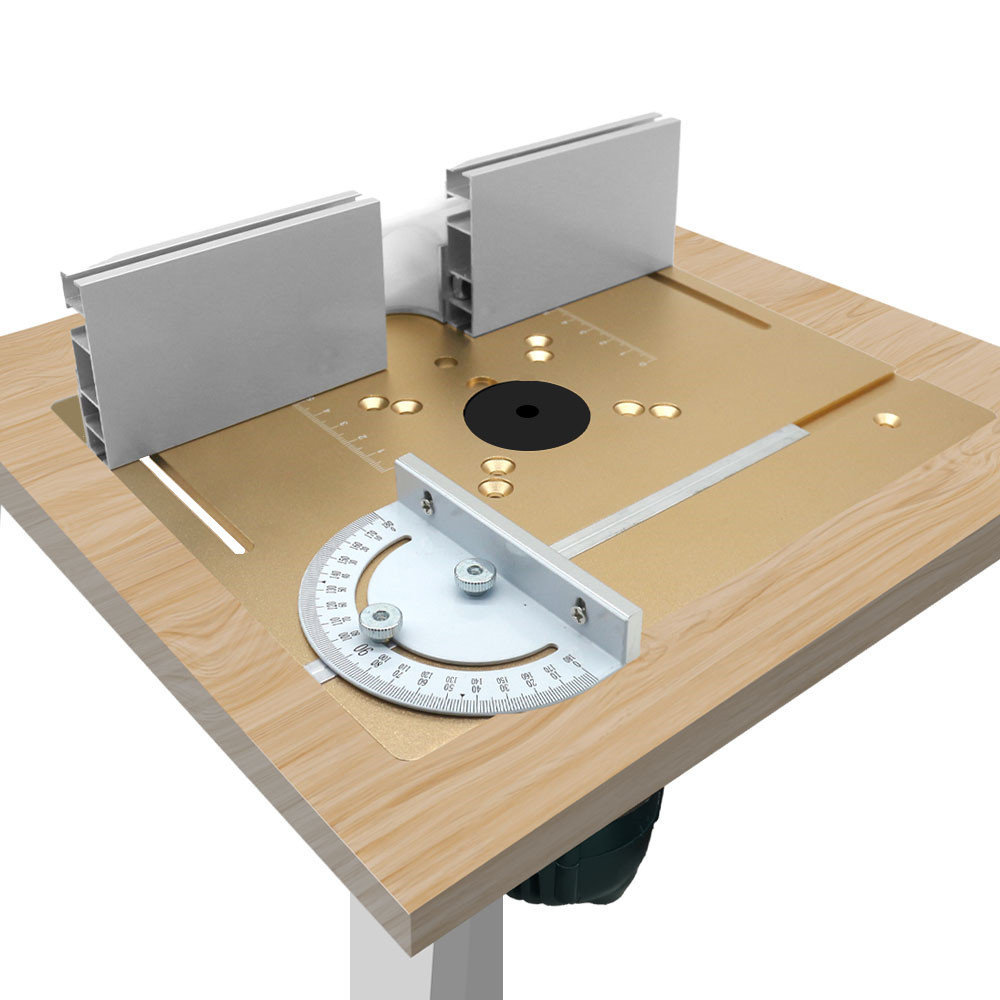 Woodworking Manufacturing - C8 aluminium freestafel inzetplaat met verstekmeter