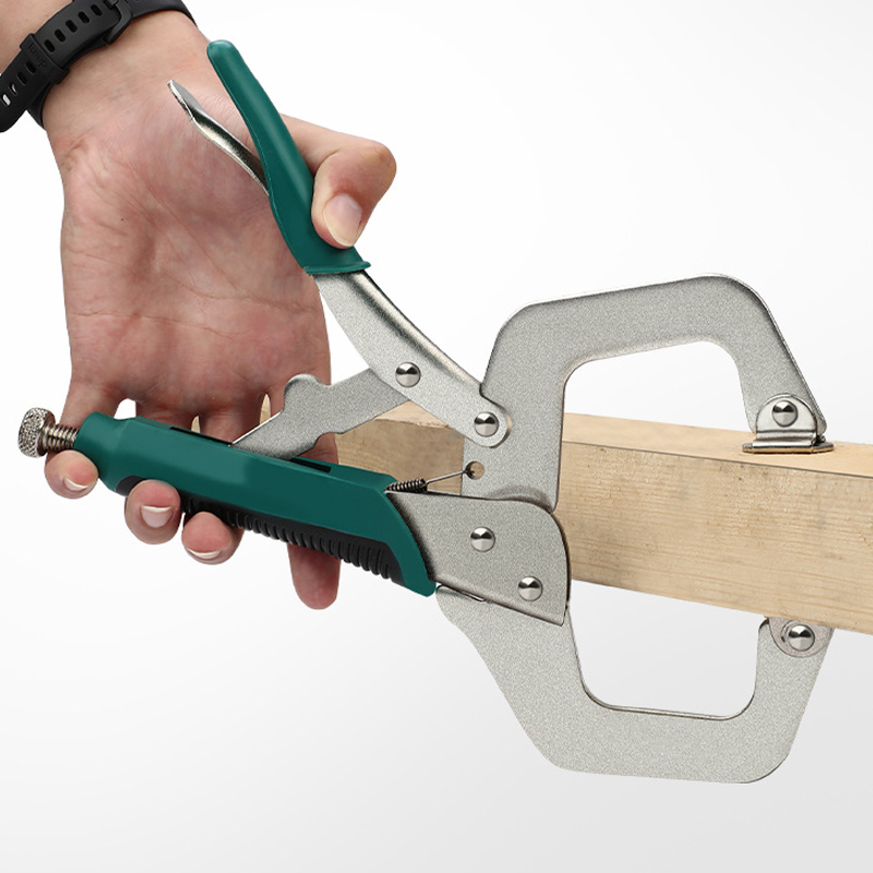 Woodworking Multi Tool - Multifunctionele roestvrijstalen industriële C-type druktang, zware