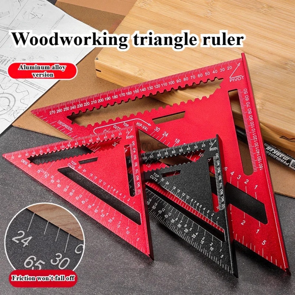 Woodworking Hardware - 7''/12'' Metrische Houtbewerkingsliniaal met hoge precisie,