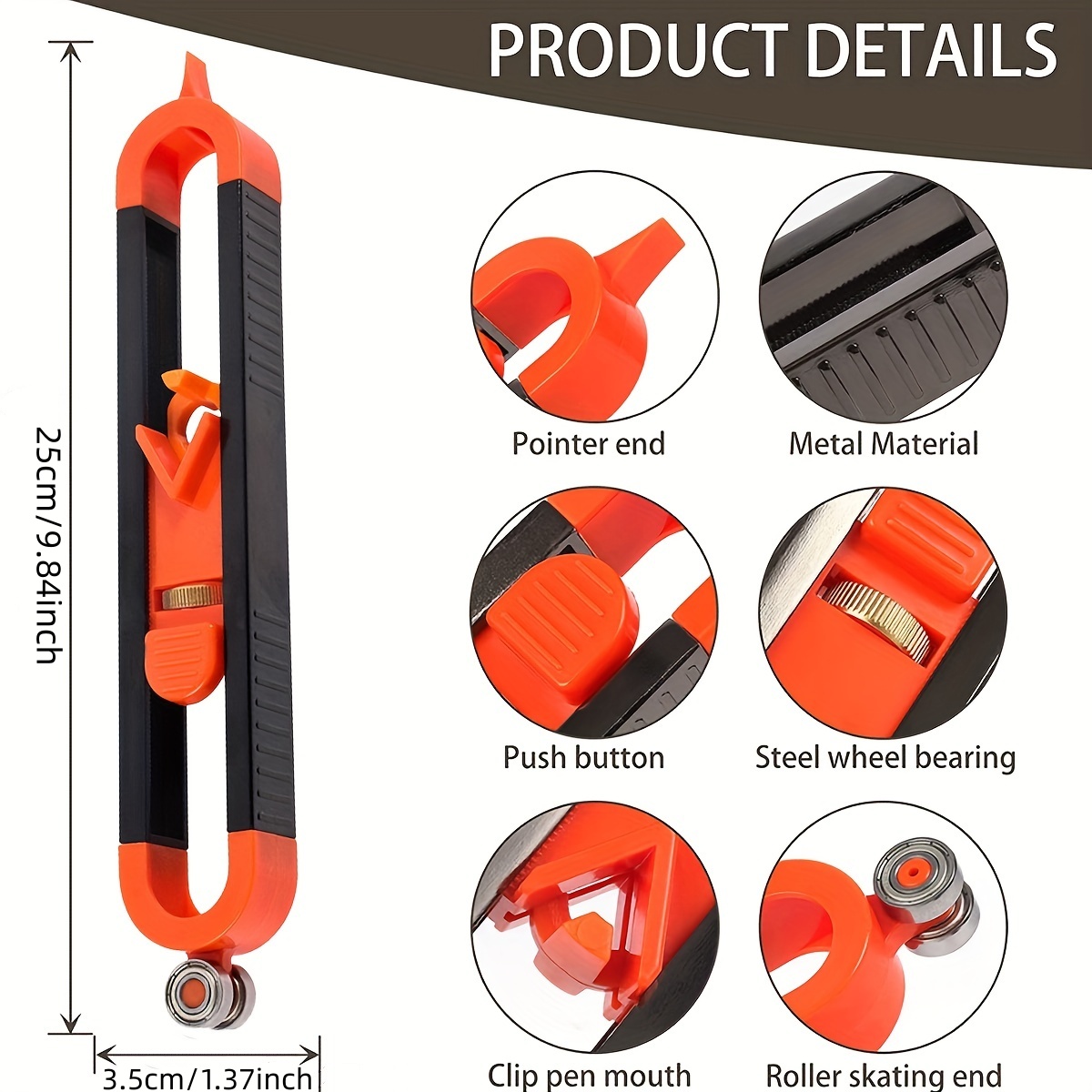 Contourmeter-aftekeninstrument - Woodworking Basics recensie en prijs