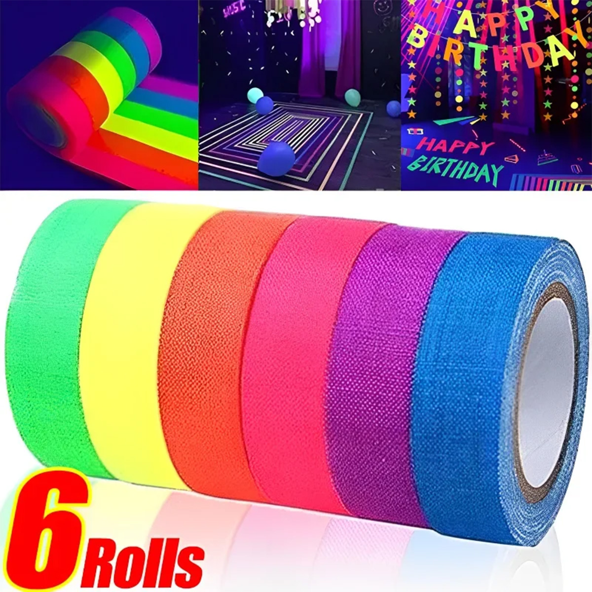 6-pack neon fluorescerende tap - Woodworking Uv Light recensie en prijs