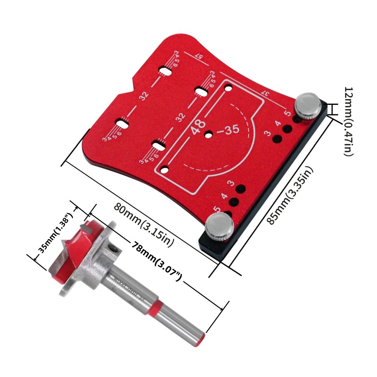 35mm Scharniergat Positionerin - Woodworking Project Plans recensie en prijs