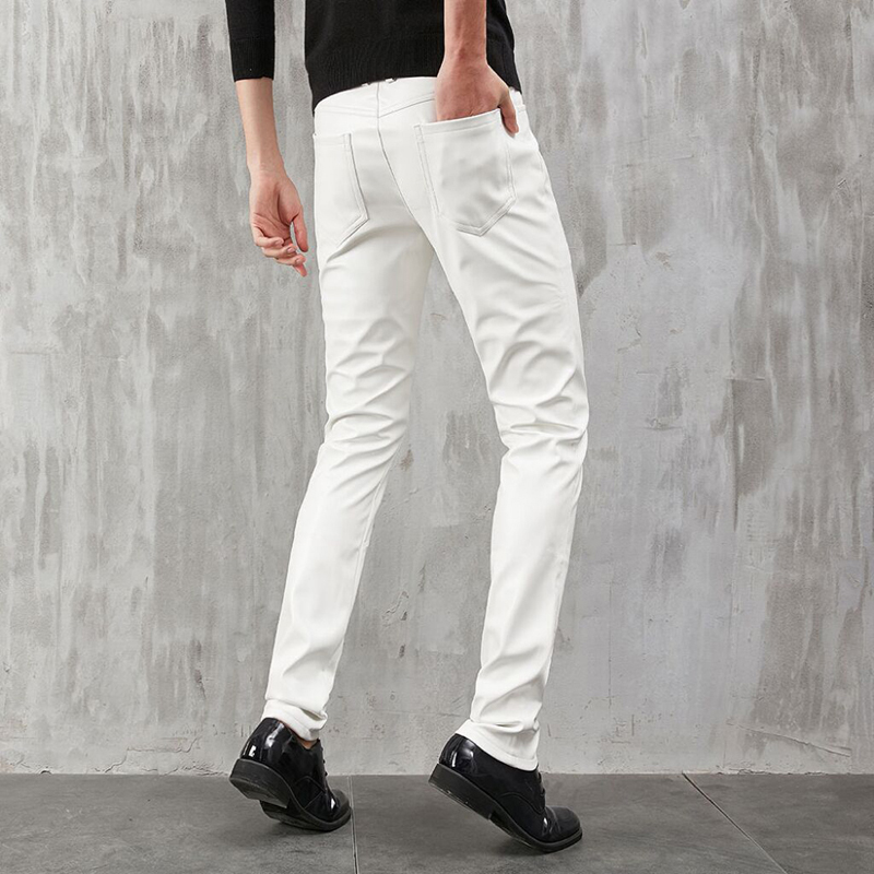 Heren Leren Broek Skinny Fit S - Woodworking Brand recensie en prijs