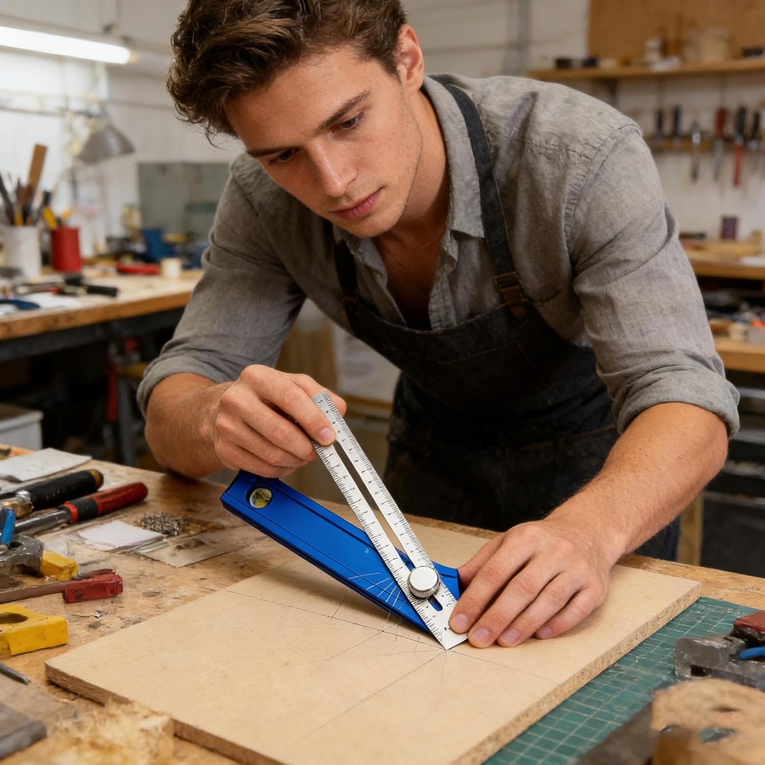 Scriber-markeringsgereedschap, - Woodworking Multi Tool recensie en prijs