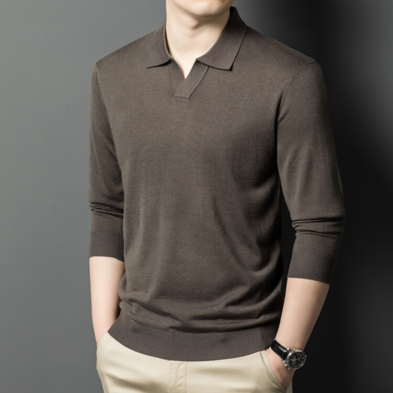 Heren pullover trui met V-hals - Woodworking Brand recensie en prijs