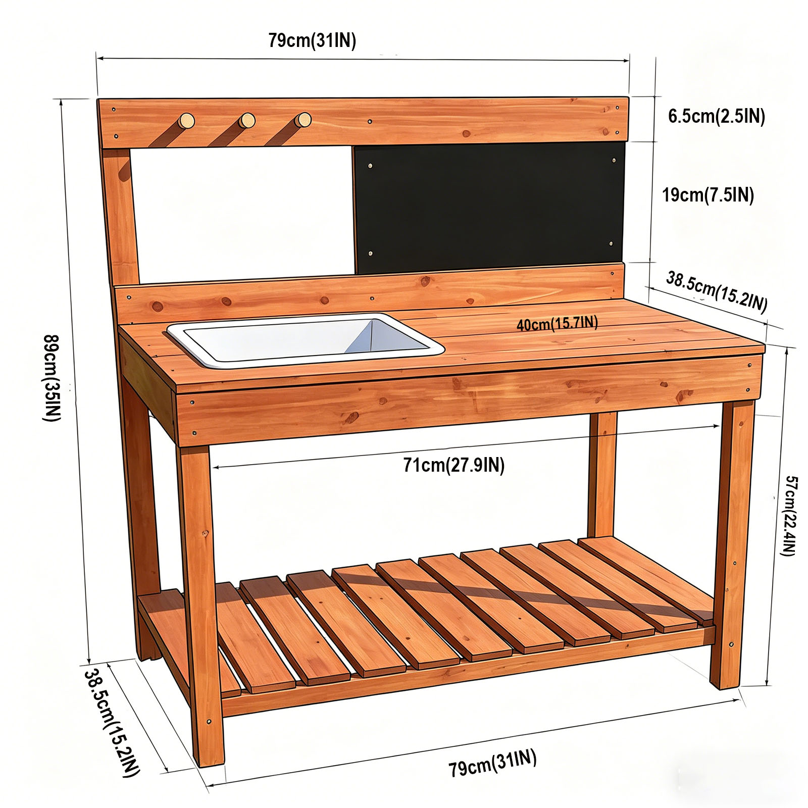 Houten plantentafels voor kind - Woodworking Workbench recensie en prijs