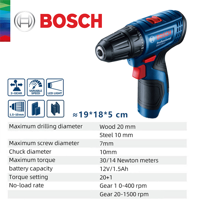 Bosch GSR 120-LI 12V Lithium E - Woodworking Drill recensie en prijs