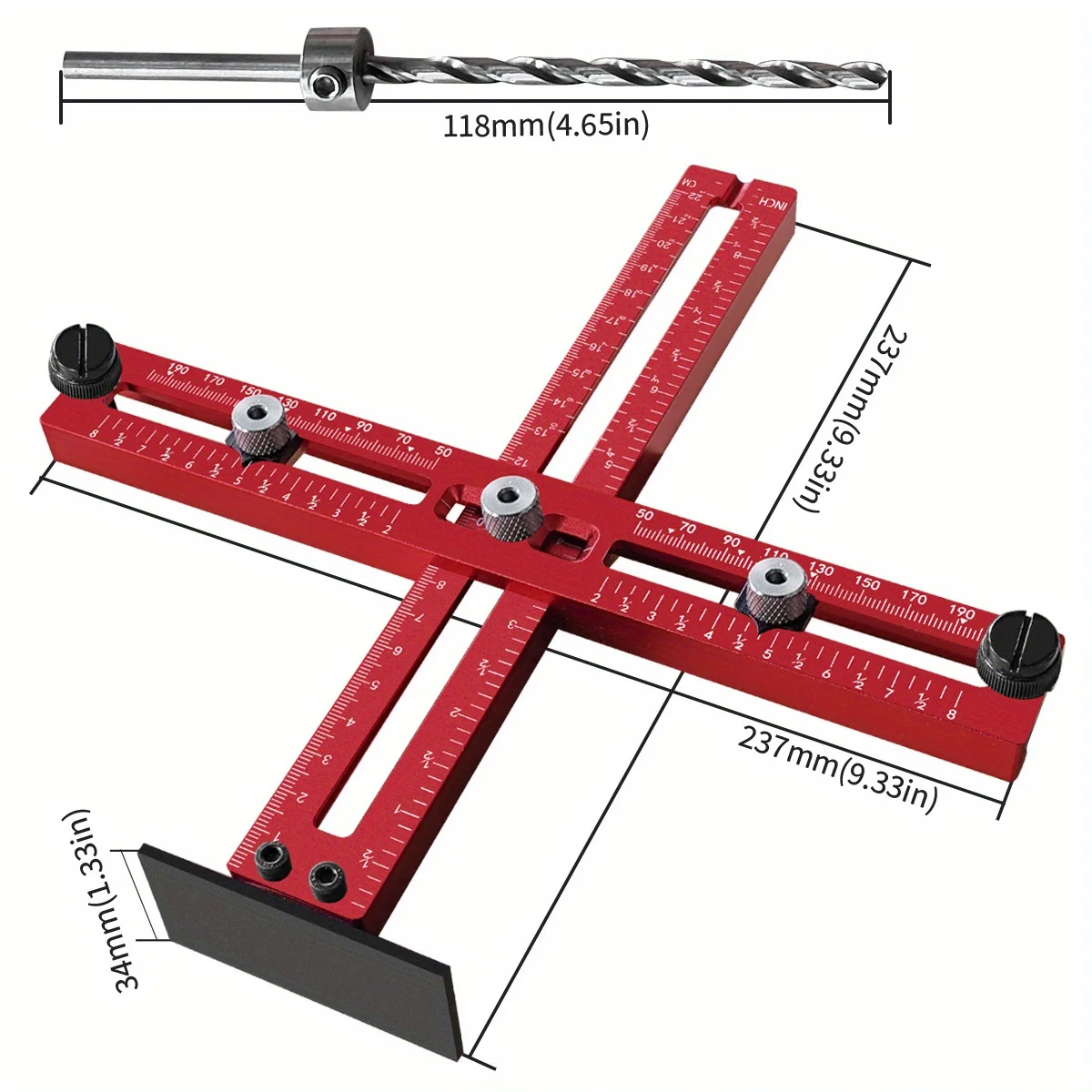 Aluminium kasthandgreep Jig Ve - Woodworking Project Plans recensie en prijs