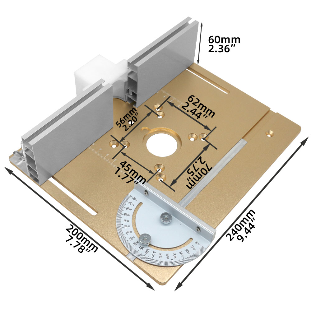 C8 aluminium freestafel inzetp - Woodworking Manufacturing recensie en prijs