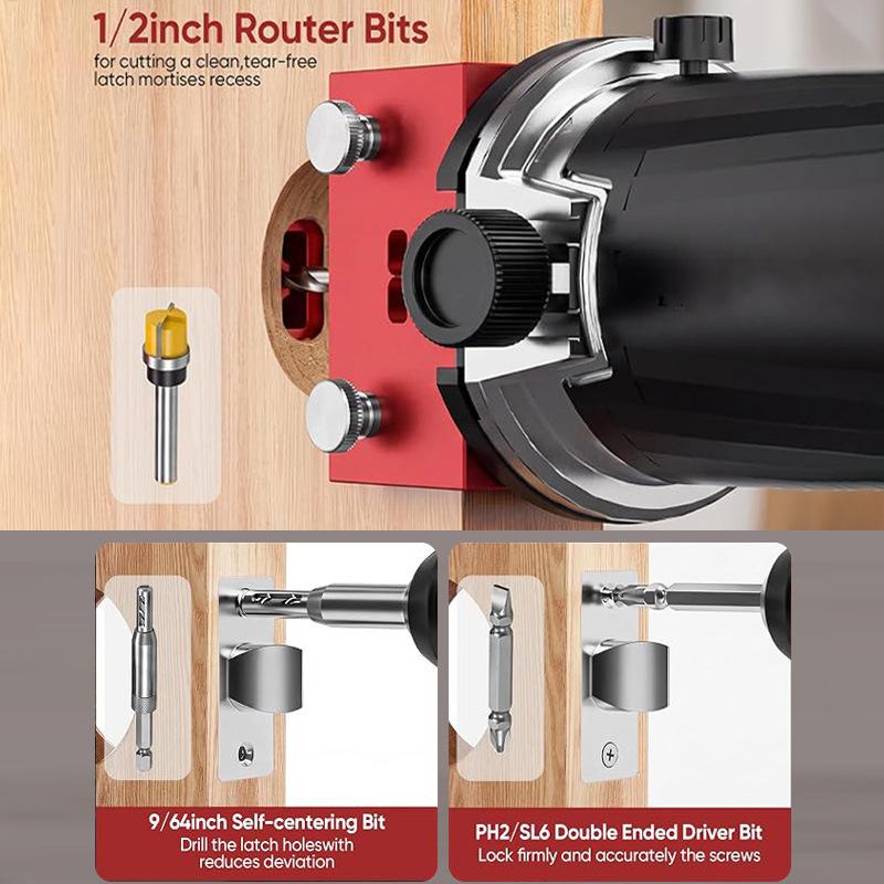 Deurvergrendeling mortise sjab - Woodworking Project Plans recensie en prijs