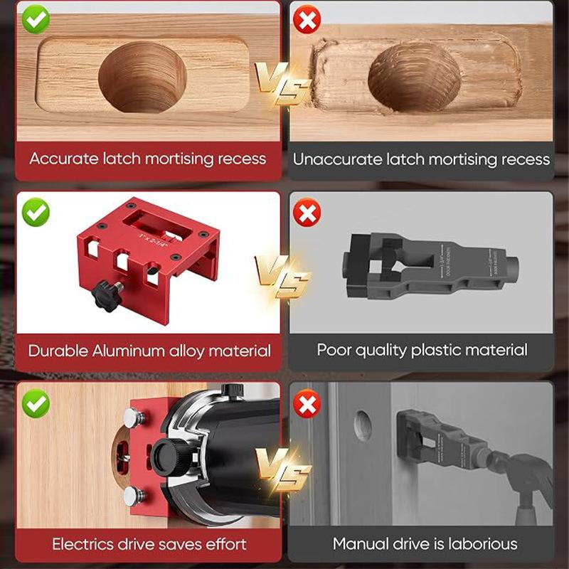 Deurvergrendeling mortise sjab - Woodworking Project Plans recensie en prijs