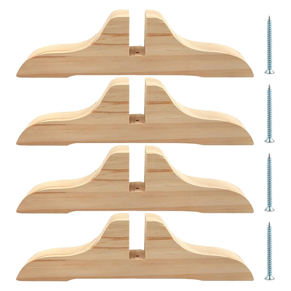 PHONE&GEAR 4-delige houten kam - Woodworking Manufacturing recensie en prijs