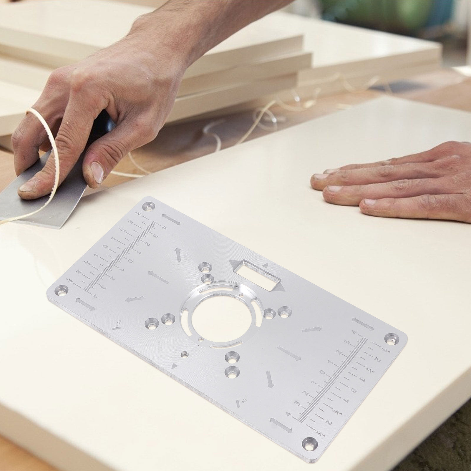Set van aluminiumlegering inze - Woodworking Drill recensie en prijs