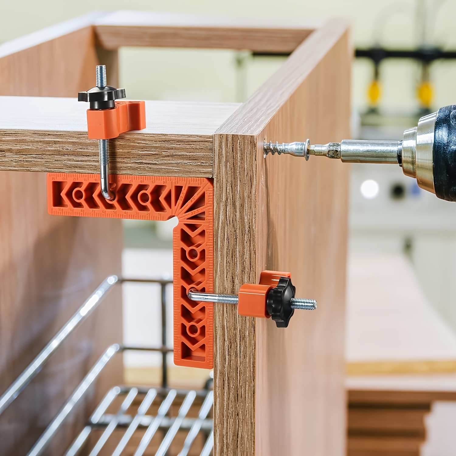 8-delige set van 90 graden hoe - Woodworking Right Angle Clamp recensie en prijs