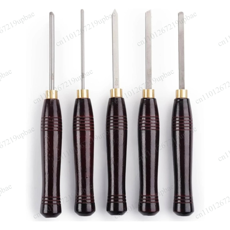 5-delige HSS-draaibankbeitelse - Woodworking Lathe recensie en prijs