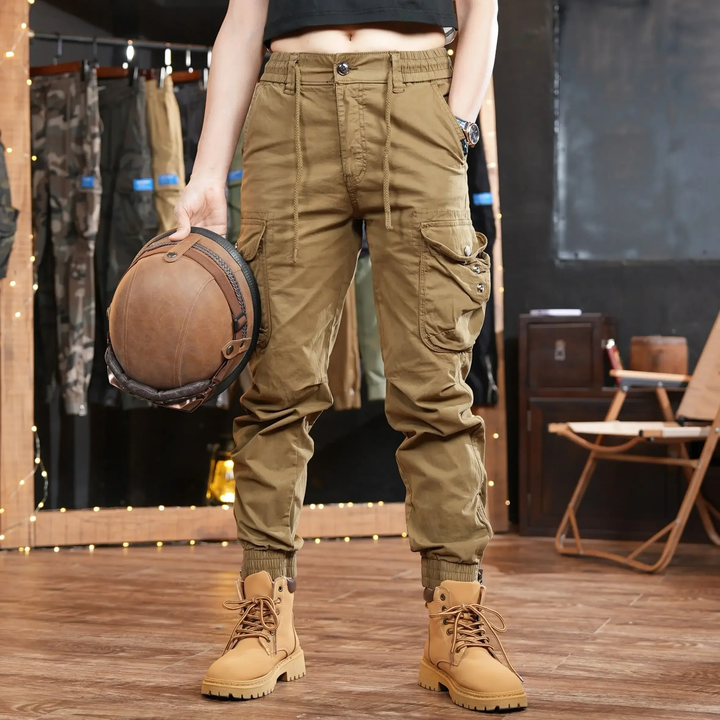 Multi Pocket Outdoor Broek Man - Woodworking Brand recensie en prijs