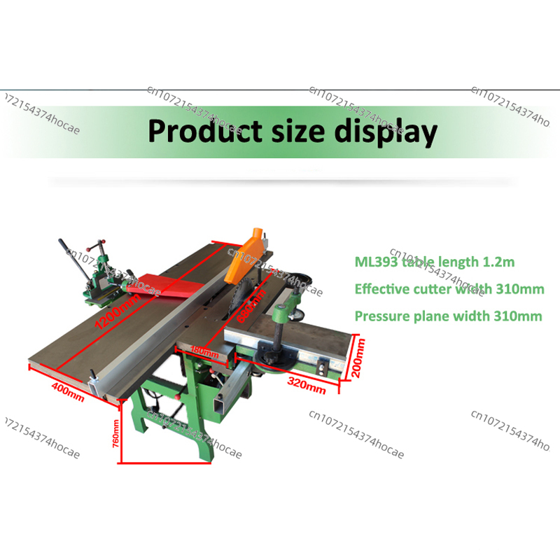220V 4200r/min Max 310mm Schaa - Woodworking Multi Tool recensie en prijs